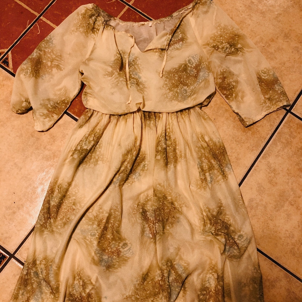 Vintage floral dress